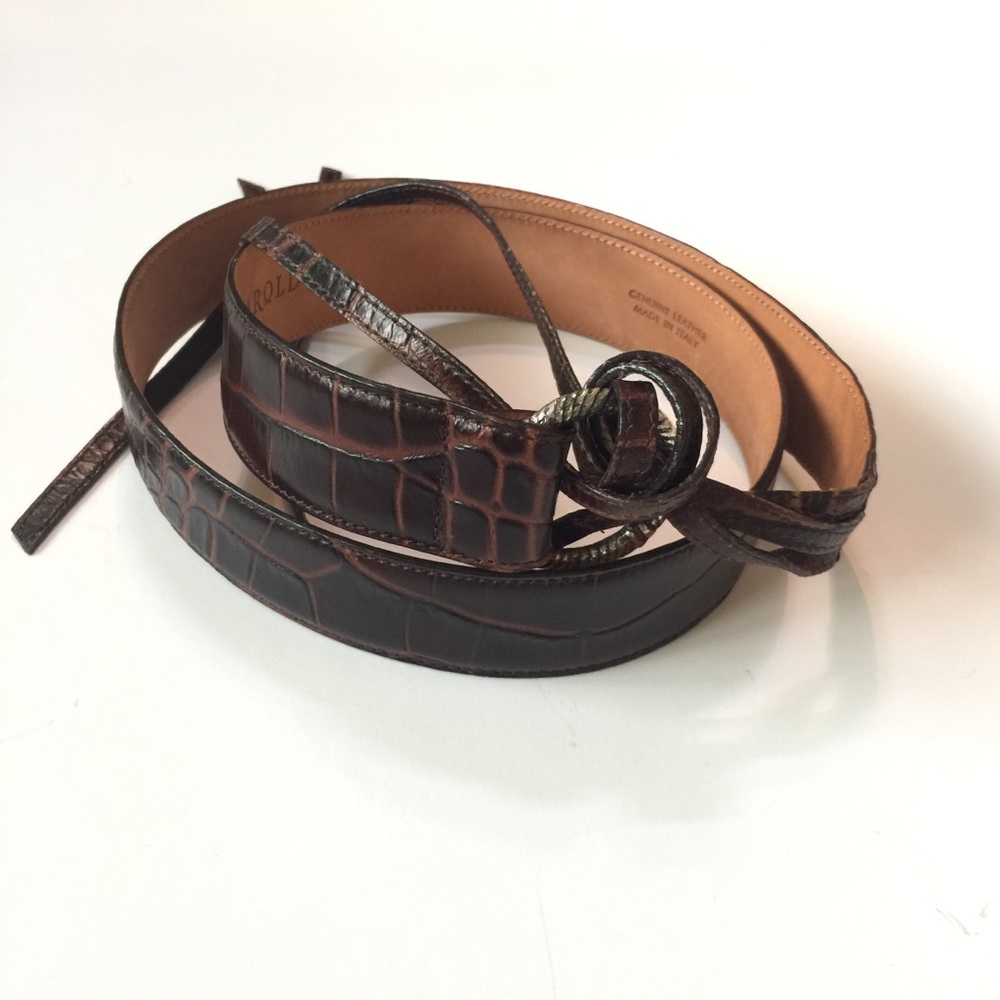 Harolds whip Italian Leather Belt size 36 XL